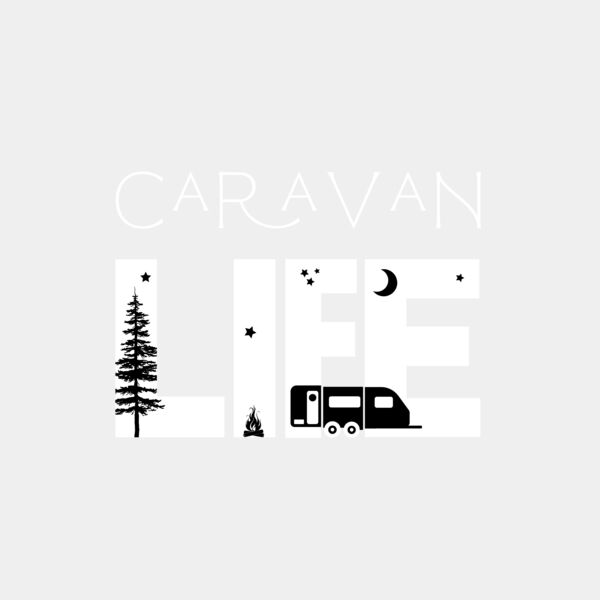 Caravan Life tshirt design Thumbnail